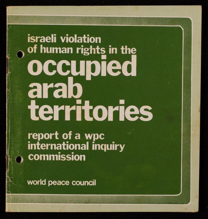 Israeli Violation of Human Rights in the Occupied Arab Territories, 1975