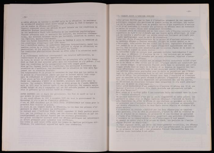 تقرير حول الوضع السياسي في إيران، 1979