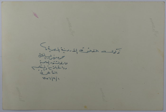 A Photograph of Men and Girls, 1956