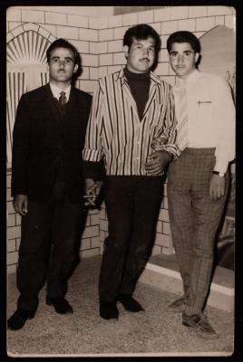 Ahmad Nammoura with Friends, Hebron, the 1970s