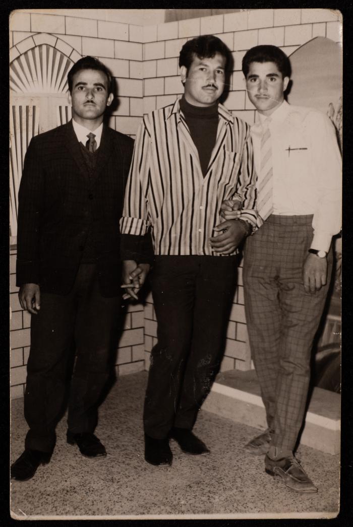 Ahmad Nammoura with Friends, Hebron, the 1970s