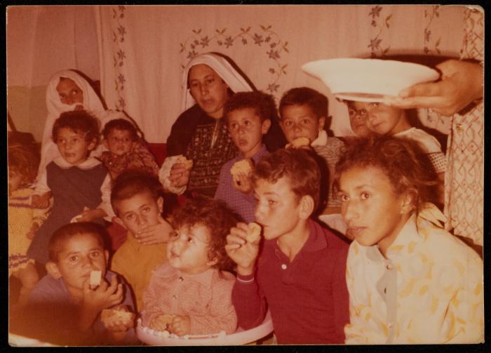 Khalil Nammoura's Birthday Party, Dura, 1974 
