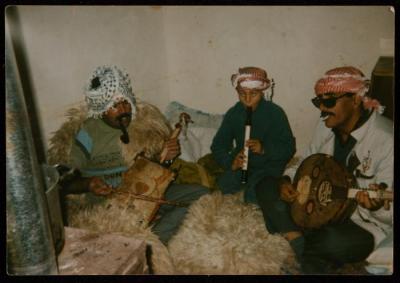 Mousa Darabea at a Wedding, Dura, the 1970s