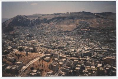 A Landscape Photo of Nablus, 1994