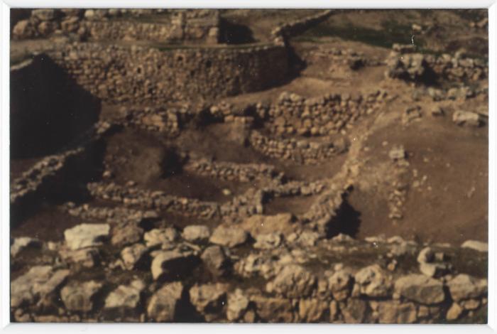A Photo of the Excavations in Tell Balata, Nablus, the 1980s