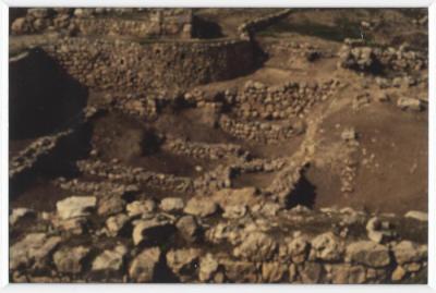 A Photo of the Excavations in Tell Balata, Nablus, the 1980s