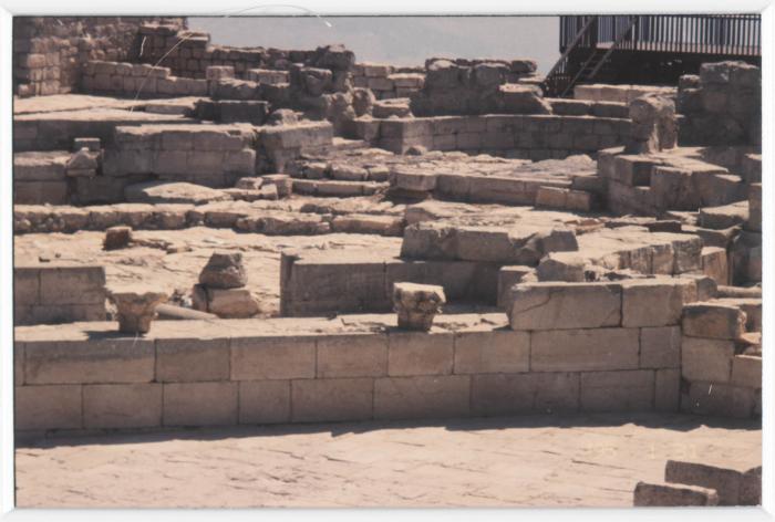 A Photo of the Samaritan Synagogue Located on Top of Mount Gerizim, Nablus, 1995
