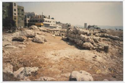 A Photo of the Excavations in Tell Balata, Nablus, the 1990s