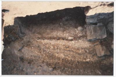 A Photo of the Excavations in Tell Balata, Nablus, the 1990s