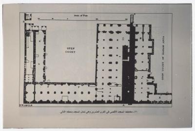 A Map of al-Aqsa Mosque in the 20th Century