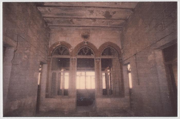 A Photo of a Partition Wall Taken from Inside an Antiquated Building in Nablus