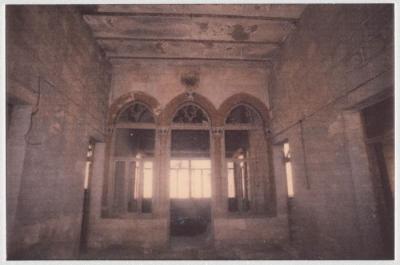 A Photo of a Partition Wall Taken from Inside an Antiquated Building in Nablus