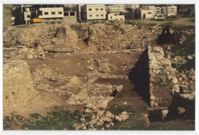 A Photo of the Excavations in Tell Balata, Nablus, the 1980s