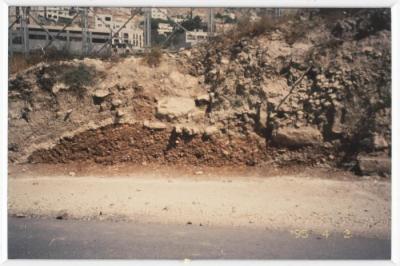 A Photo of the Excavations in Tell Balata, Nablus, 1995