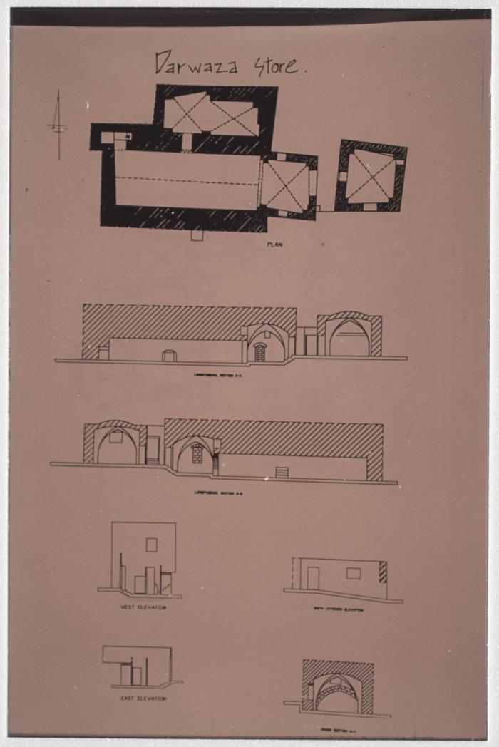 A Scale Drawing of the Darwaza's Repository 