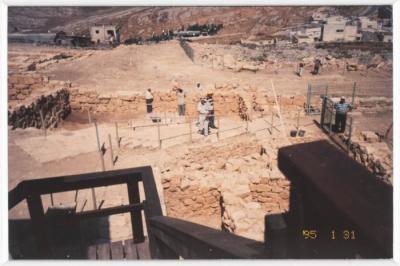 A Photo of the Samaritan Synagogue Located on Top of Mount Gerizim, Nablus, 1995
