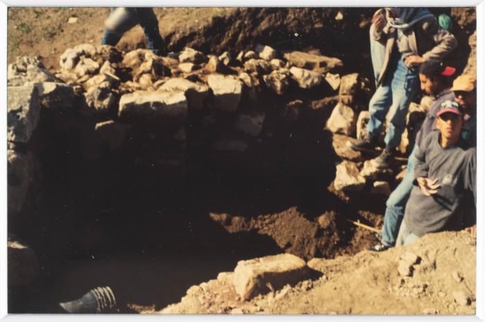 A Photo of the Excavations in Tell Balata, Nablus, the 1980s