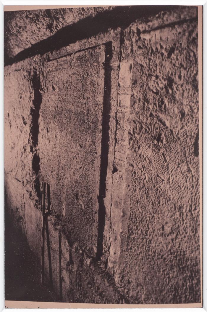 One of the Tunnels Underneath Al-Haram ash-Sharif of al-Quds