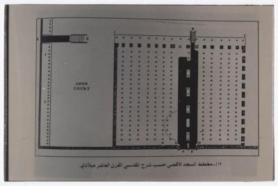 A Map Drawn by al-Maqdisy of al-Aqsa Mosque in the 10th Century AD