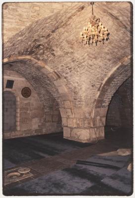 A Photo of the Prayer Room Located underneath al-Aqsa Mosque, Jerusalem
