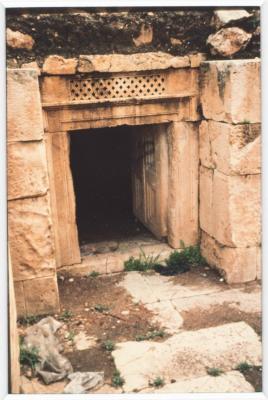 The Door of a Roman Tomb