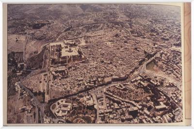 An Aerial Photograph of Jerusalem 