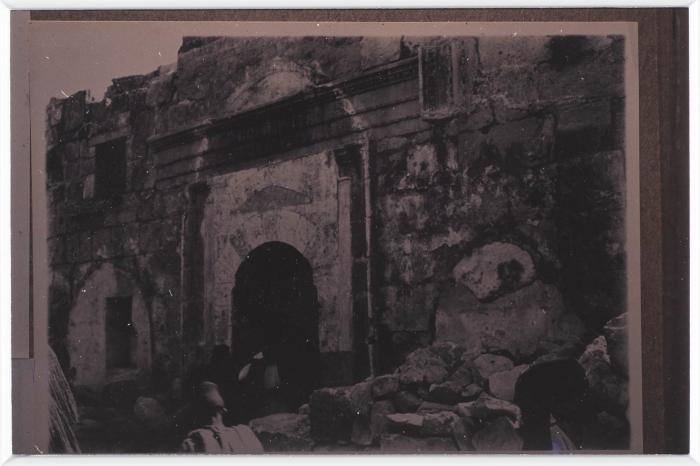 An Ancient Gate in the City of Nablus 