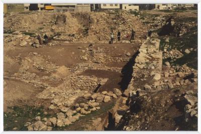 A Photograph of Tell Balata Archaeological Park, 1994
