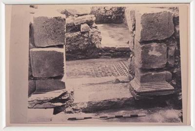 The Remains of the Virgin Mary Church on  Mount of Gerizim  