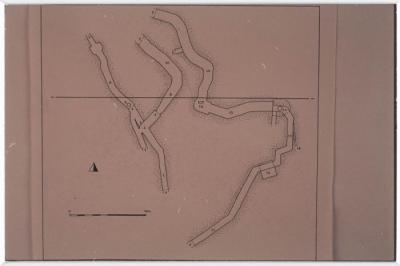A Scheme Showcasing the Israeli Excavations  to One of the Tunnels in Jerusalem 
