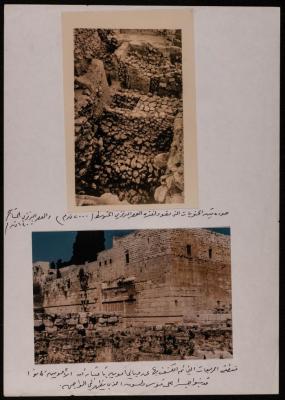 The Excavation in the Umayyad Palaces Area 