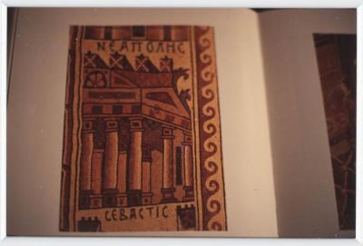 A Photograph of an Archaeological Site Taken from a Book. 