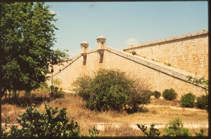 A Section of the Wall of the Occupied City of Acre in the 1990s
