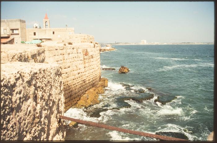 A Photograph of the Port of al-Bayzani on the Occupied City of Acre Port in the 1990s