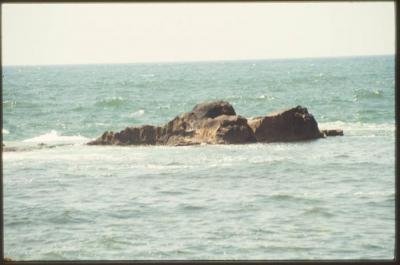 A Photograph of a Side of Acre Coast 