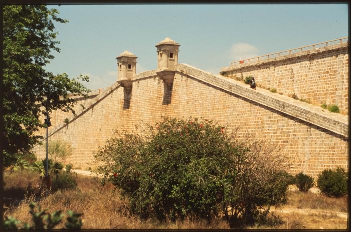 A Section of the Wall of the Occupied City of Acre in the 1990s