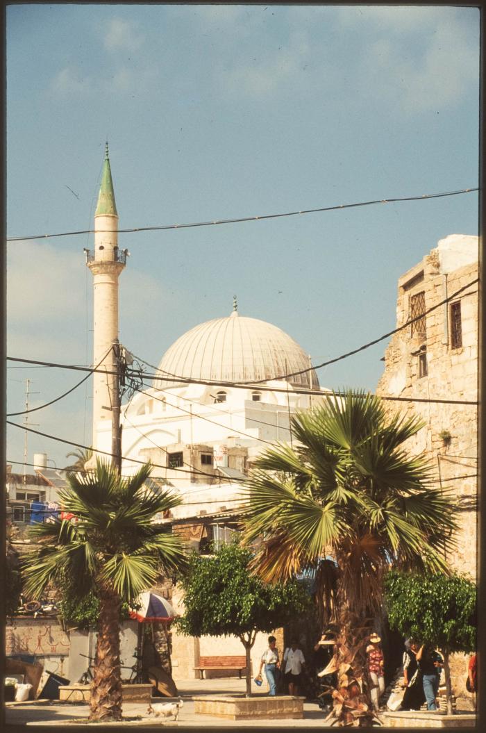 A Photograph of al-Jazzar Mosque in the Occupied City of Acre in the 1990s