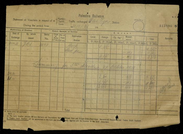A Letter from the District Traffic Superintendent's Office, 7 July 1940