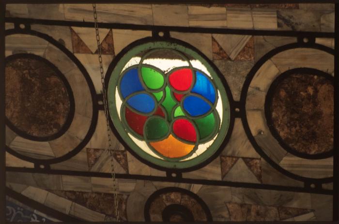 A Photograph of Decorations on a Wall Inside al-Jazzar Mosque in the Occupied City of Acre in the 1990s 