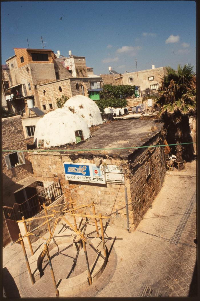 A Photograph of an Archeological Site in the Occupied City of Acre 