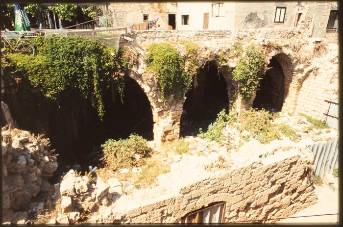 صورة لأحد المباني الأثرية في مدينة عكا المحتلة 