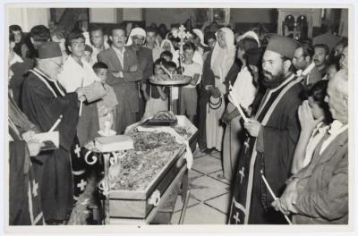 The Funeral of Hanna Khamis, Beit Jala-Bethlehem, 1952
