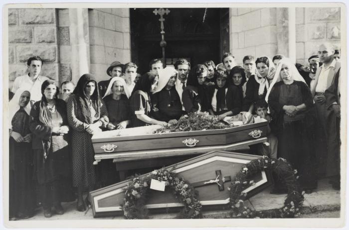 The Funeral of Hanna khamis, Beit Jala-Bethlehem, 1952
