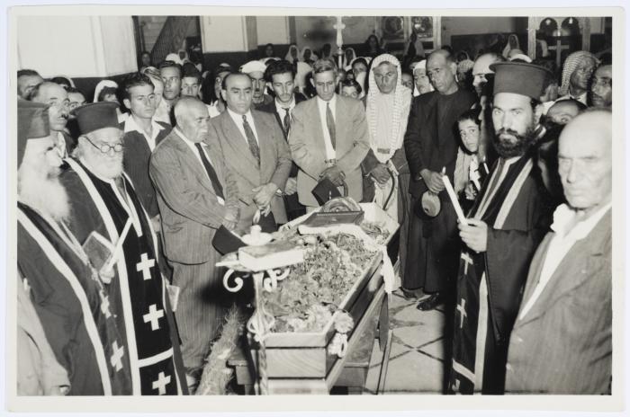 The Funeral of Hanna Khamis , Beit Jala-Bethlehem, 1952