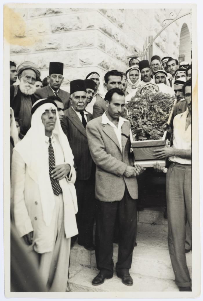 The Funeral of Hanna Khamis , Beit Jala-Bethlehem, 1952
