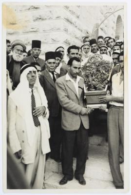 The Funeral of Hanna Khamis , Beit Jala-Bethlehem, 1952

