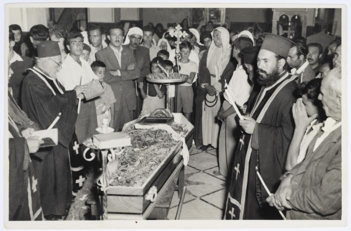 The Funeral of Hanna Khamis, Beit Jala-Bethlehem, 1952
