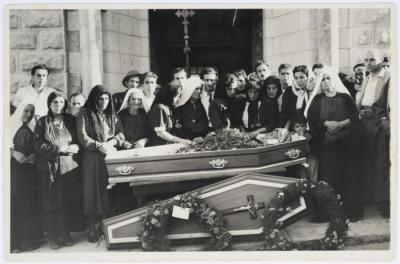 The Funeral of Hanna khamis, Beit Jala-Bethlehem, 1952
