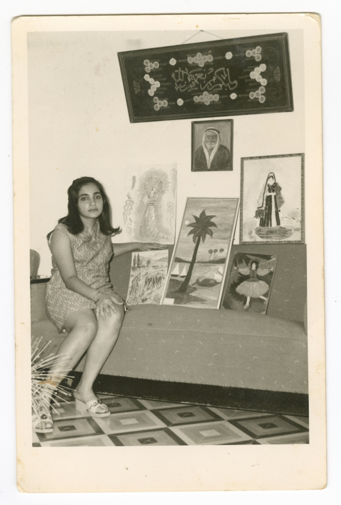 Haifa Irsheed in her house in Nablus