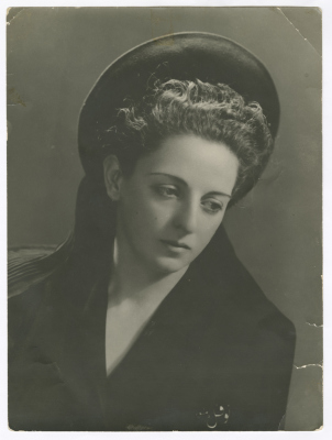 A women in a studio
